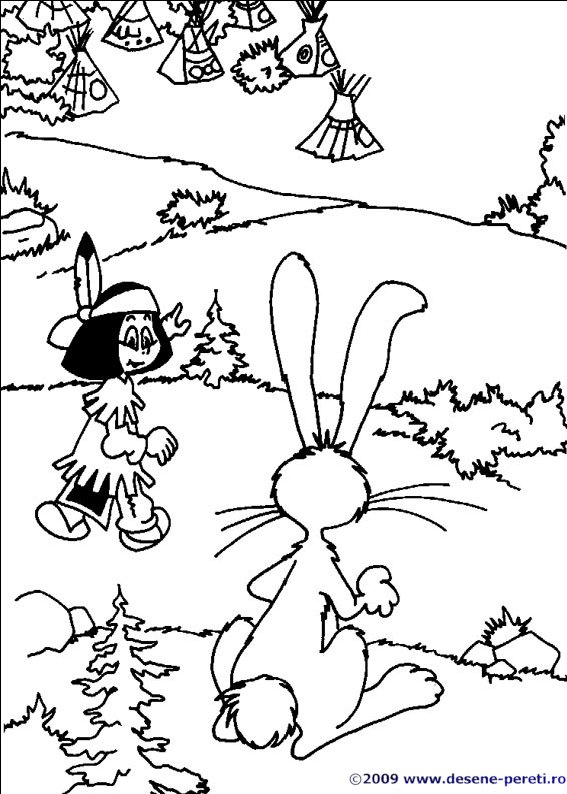 yakari desene colorat